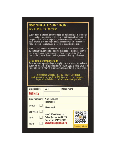 Cafea Mexic 100% Arabica – Cafea de origine | Republica del Gusto