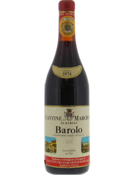 VIN DE COLECTIE 1974 - Barolo Marchesi di Barolo, 0.75L, Italia ➜ LaRepublica.Ro