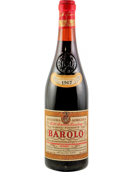 Vin Barolo Dott. Giacomo Damilano din anul 1967 ➜ Vinuri de colectie⭐