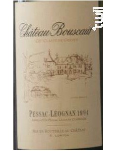Vin vinoteca - Chateau Bouscaut 1994 - Pessac-Leognan, 0.75L, Franta ➜ LaRepublica.Ro