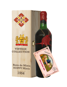 Vin de vinoteca - Rosu de Minis 1954, Minis, 0.75L ➜ LaRepublica.Ro