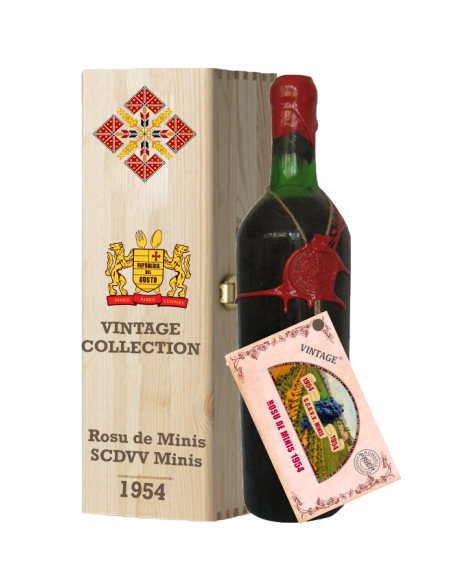 Vin de vinoteca - Rosu de Minis 1954, Minis, 0.75L ➜ LaRepublica.Ro