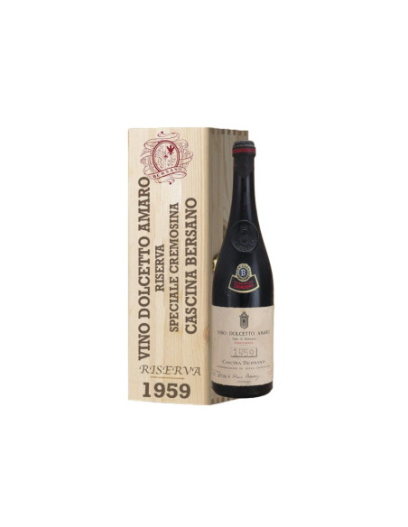 Vin 1959 - Dolcetto Amaro Cascina Bersano: Un deliciu italian vintage!