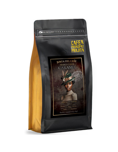 Cafea Proaspat Prajita, aroma naturala Caramel, 100% Arabica ➜ LaRepublica.Ro