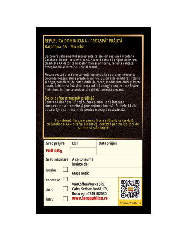 Cafea de Specialitate Republica Dominicana 100% Arabica | La Republica