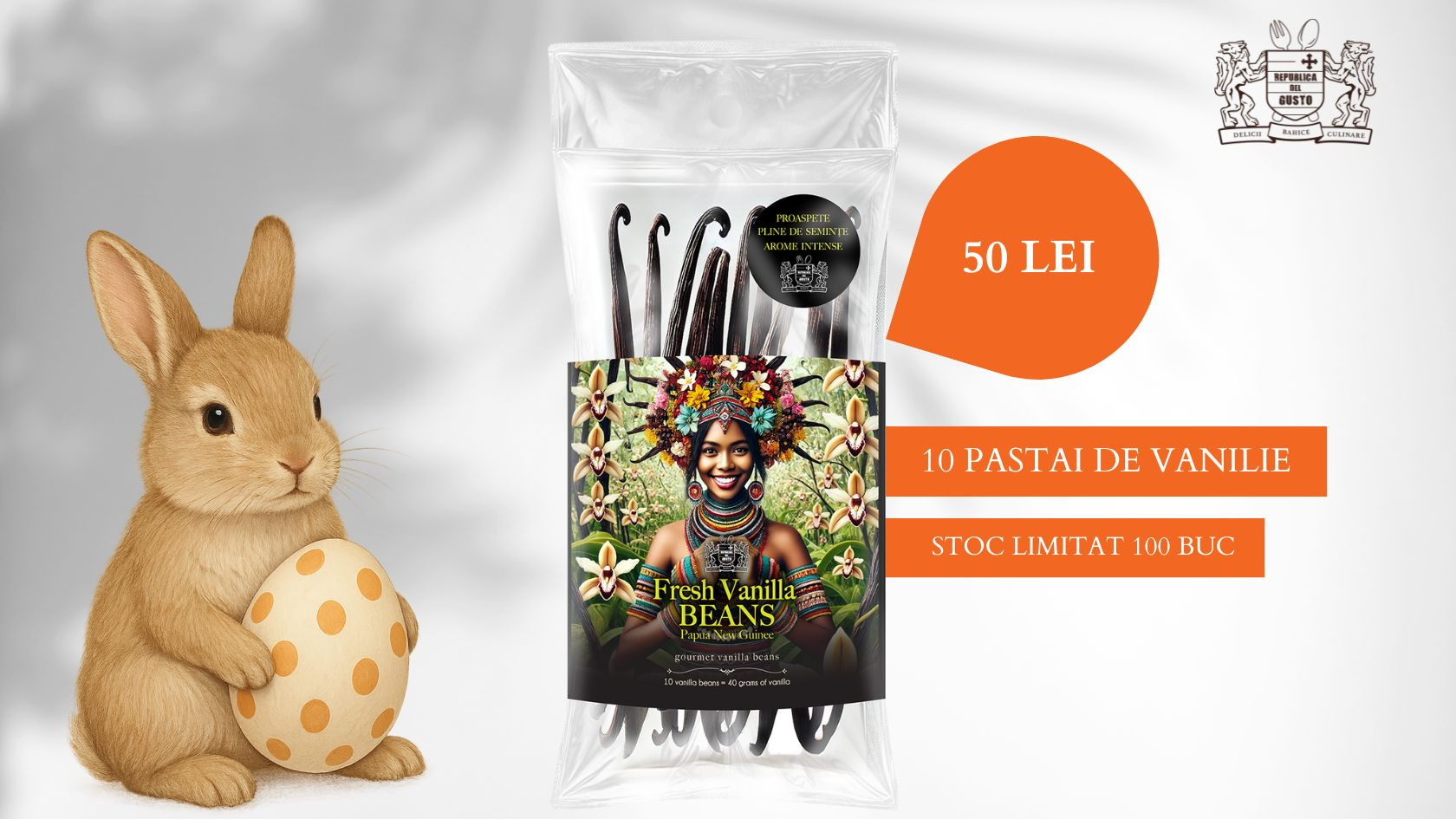 Pastai de vanilie in Promotie – Editie Limitata gandita special pentru sarbatorile de Paste